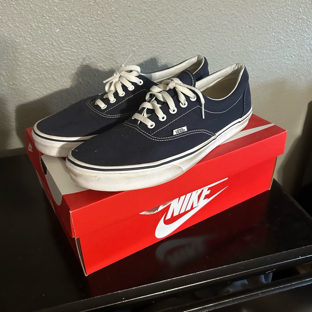 Men’s Navy Vans- Size 14